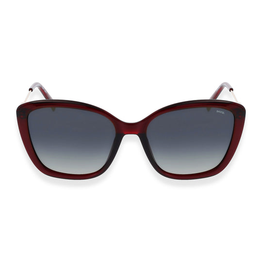 Swiss Eyewear Sole & Luce, Polarisierte Sonnenbrille, UV400 Schutz, Burgunderrot