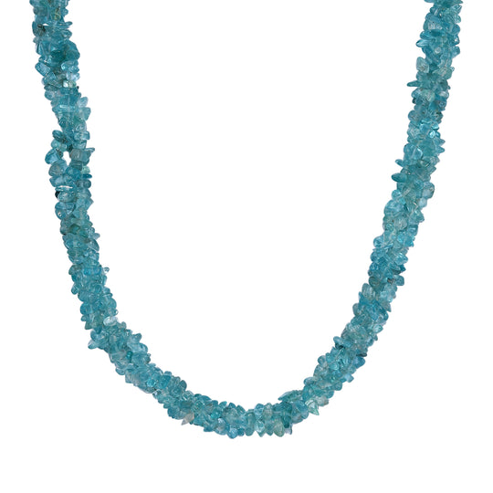 Mehrfarbig Edelsteine Halskette ca. 50 cm 925 Silber rhodiniert ca. 370.00 ct