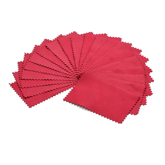 20 Stück Anti-Anlauf-Silberpoliertücher, beidseitig verwendbar, Größe: 6,8x10,8 cm, Weiß