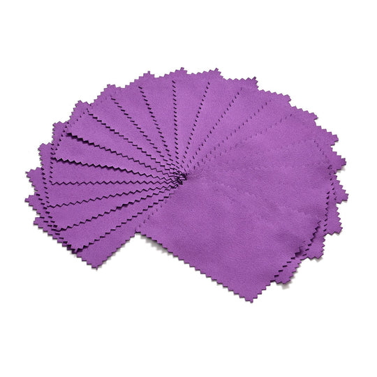 20 Stück Anti-Anlauf-Silberpoliertücher, beidseitig verwendbar, Größe: 6,8x10,8 cm, Weiß