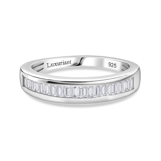 LUXURIANT DIAMOND - Lab Grown Diamant VS-EF Ring 925 Silber 750 Gelbgold Vermeil (Größe 19.00) ca. 0.50 ct