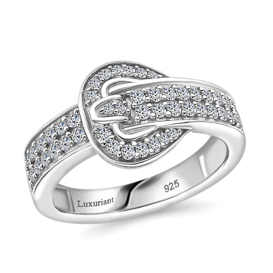 LUXURIANT DIAMOND - Lab Grown Diamant SI-GH Ring 925 Silber rhodiniert (Größe 19.00) ca. 0.50 ct