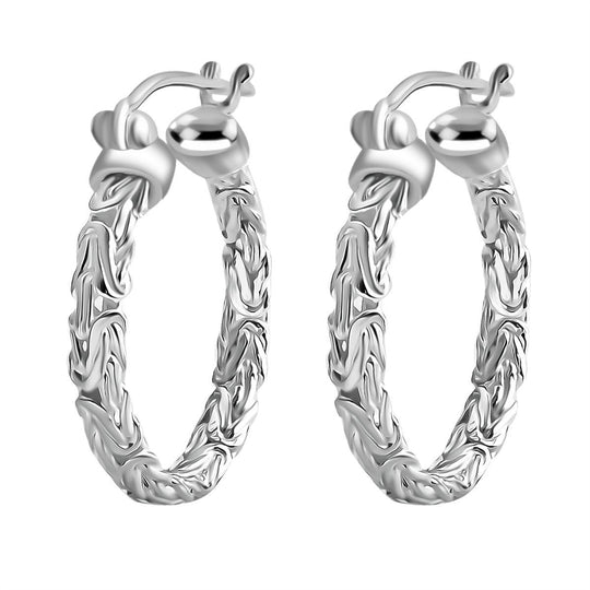 Royal Bali - Königsohrringe, 925 Silber, 6,50g