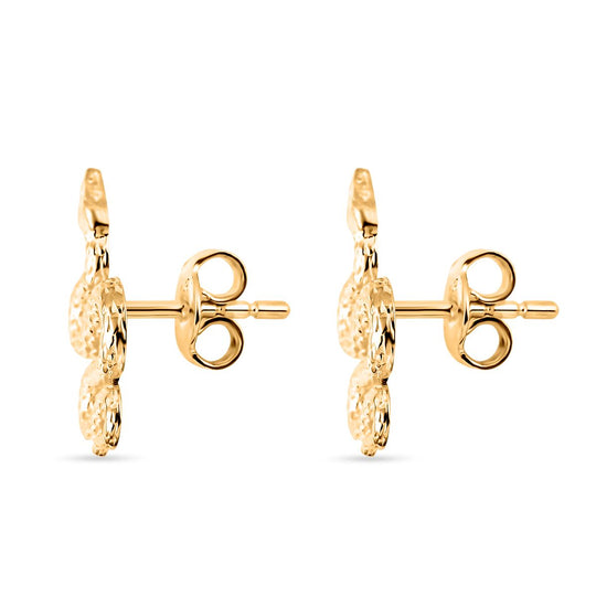 375 Gold Schlange Ohrringe 1,82g