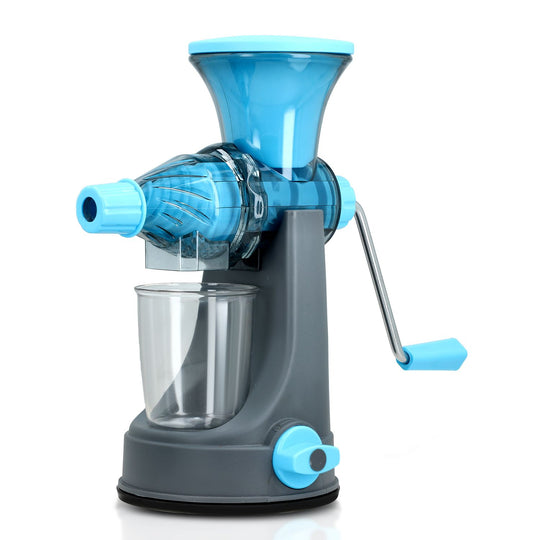 Manueller Slow Juicer - Hand-Entsafter, 29x21 cm, 900 ml, Blau
