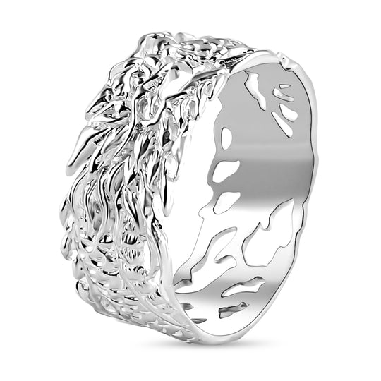 925 Silber Ring (Größe 19.00) ca. 6,50g