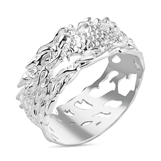 925 Silber Ring (Größe 19.00) ca. 6,50g