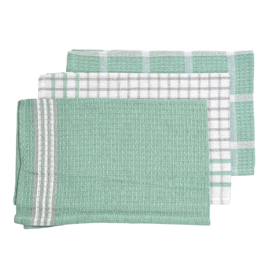 6er-Set Küchentücher aus 100% Baumwolle, gewebt, 35x55 cm, Rot