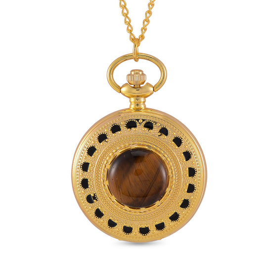 STRADA Terahertz Kettenuhr, Legierung, 91.4 cm, goldfarben, ca. 15.00 ct