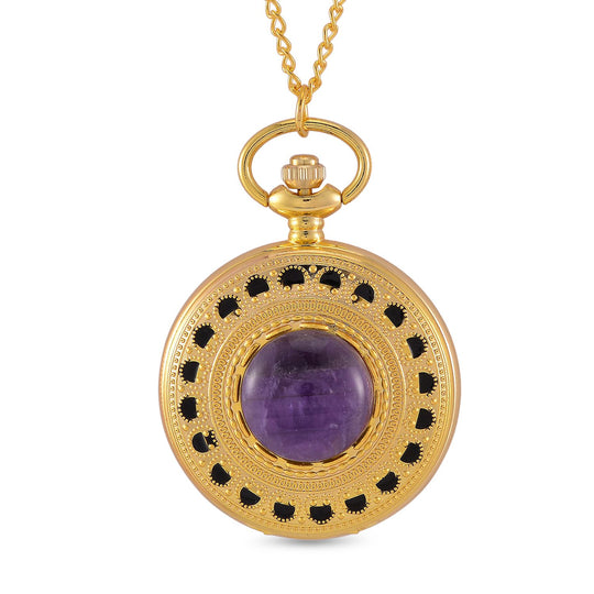 STRADA Terahertz Kettenuhr, Legierung, 91.4 cm, goldfarben, ca. 15.00 ct