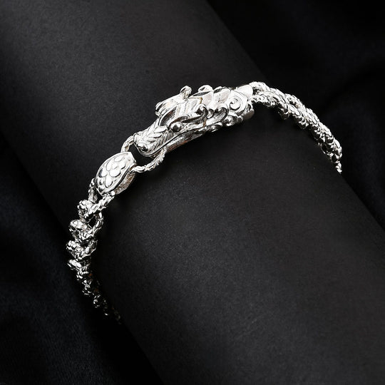 Royal Bali - Drachen-Motiv-Armband, 925 Silber, ca. 19 cm ca. 24.93g
