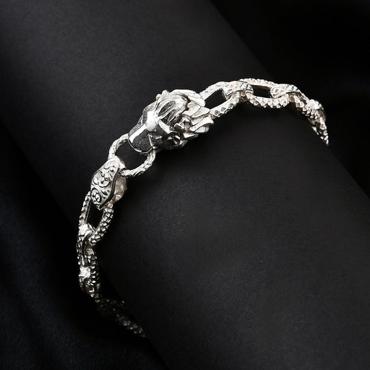 Royal Bali - Löwe-Motiv-Armband, 925 Silber, ca. 19 cm ca. 20.65g