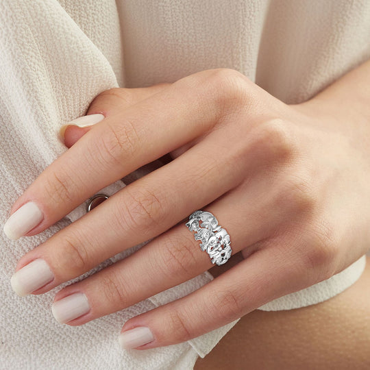 925 Silber Ring (Größe 18.00) ca. 5,50g