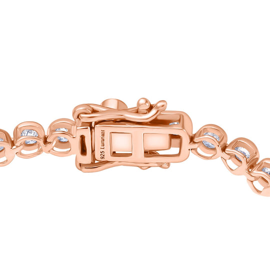 LUXURIANT DIAMOND - Lab Grown Diamant SI-GH SGL zertifiziert Armband ca. 19 cm 925 Silber ca. 2.00 ct