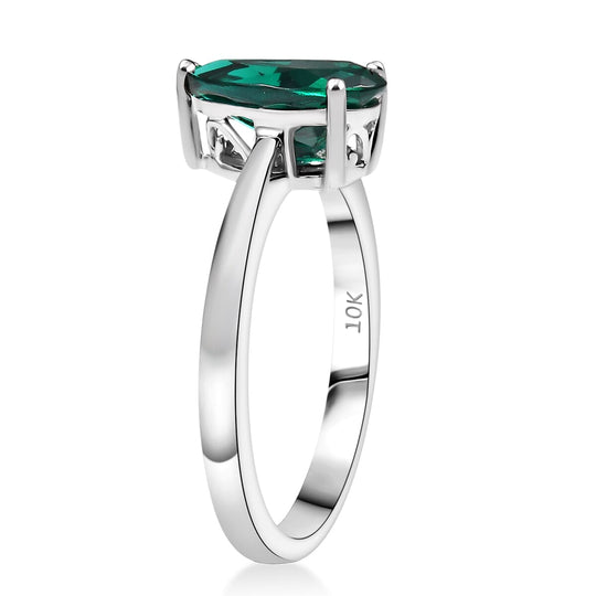 AAA Lab Grown Smaragd AGI zertifiziert Ring 417 Gold (Größe 16.50) ca. 2.50 ct