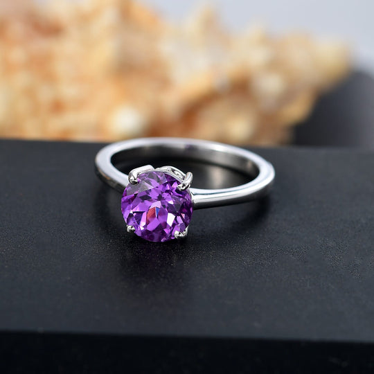 AAA Lab Grown Farbwechsel-Saphir AGI zertifiziert Ring 417 Gold (Größe 19.00) ca. 2.10 ct