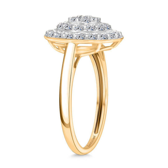 LUXURIANT DIAMOND - Lab Grown Diamant SI-GH SGL zertifiziert Ring 375 Gold (Größe 18.00) ca. 1.00 ct