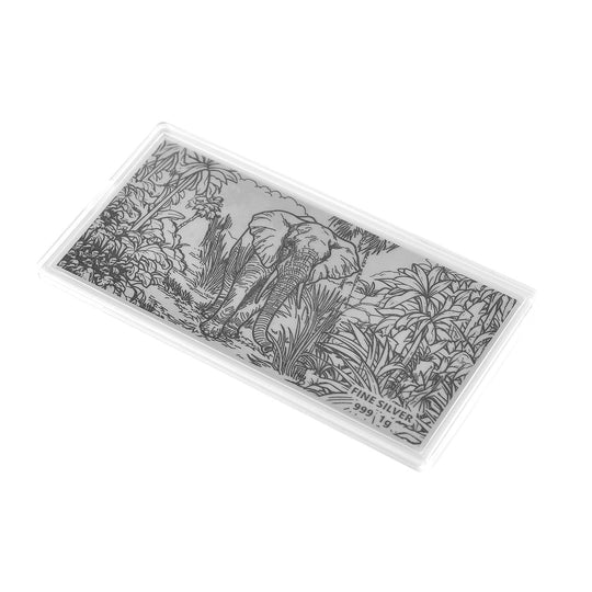 EXKLUSIVES GESCHENK - 999er Silberfolie mit Rosenmotiv, ca. 103x49 mm. ca. 1.00g