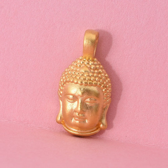 Buddhakopf 999 Gold Anhänger, 250mg