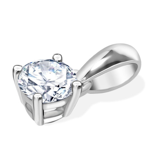 LUXURIANT DIAMOND - Lab Grown Diamant VS-EF SGL zertifiziert Anhänger 950 Platin ca. 0.25 ct