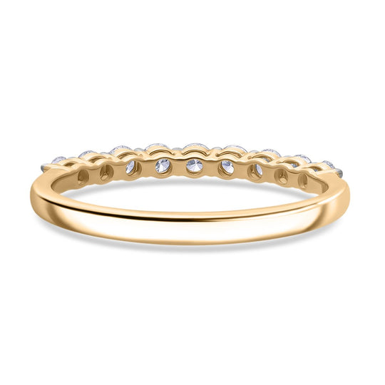 LUXURIANT DIAMOND - Lab Grown Diamant SI-GH SGL zertifiziert Ring 375 Gold (Größe 21.00) ca. 0.50 ct