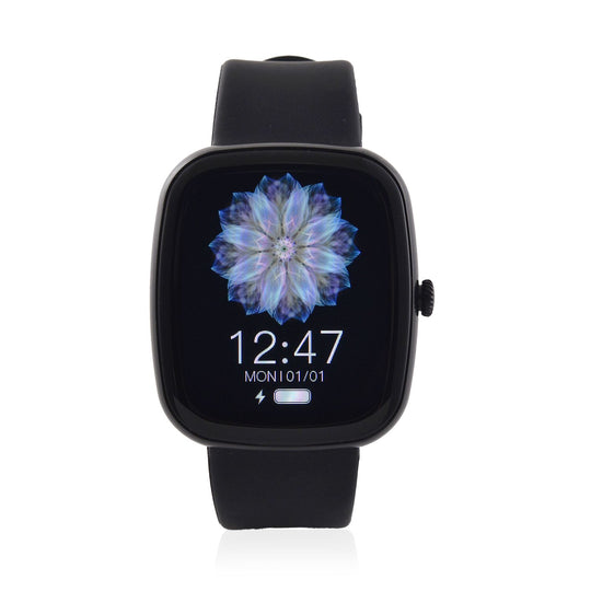 VS10 Smartwatch - 4-in-1 Set, 1,83 TFT Touchscreen, 3 Silikonarmbänder, Bluetooth-Anrufe, Sprachassistent, Sportmodi, Herzfrequenz- und Schlaftracking, Schwarz