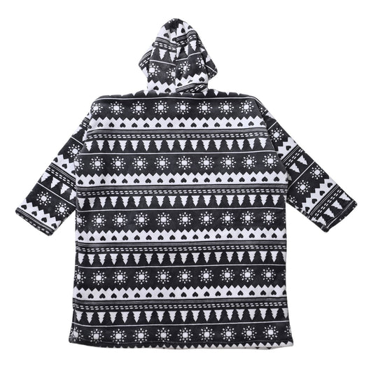 Doppellagiger Hoodie mit Tasche, Grau