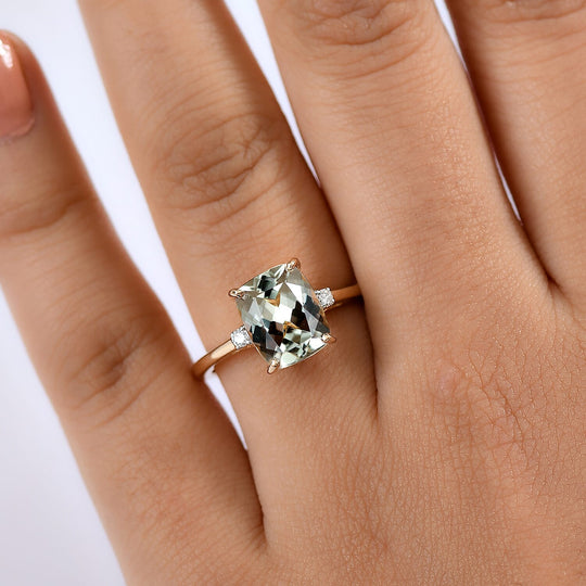 LUXORO AAA Turkizit, Weißer Diamant AGI zertifiziert Ring 585 Gold (Größe 17.00) ca. 3.60 ct