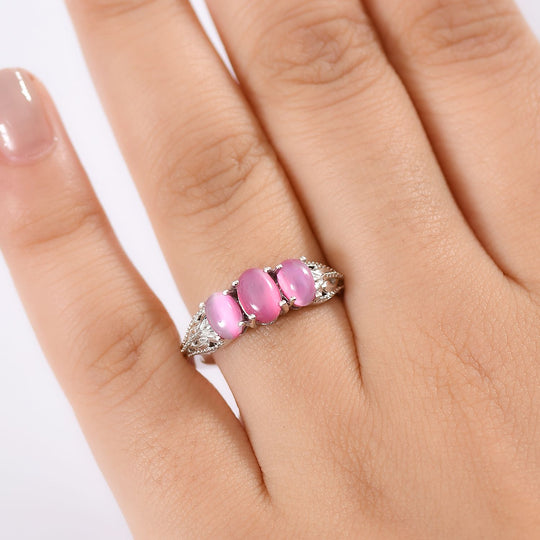 Ring 925 Silber rhodiniert ca. 1,96 ct