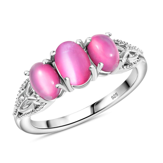 Ring 925 Silber rhodiniert ca. 1,96 ct