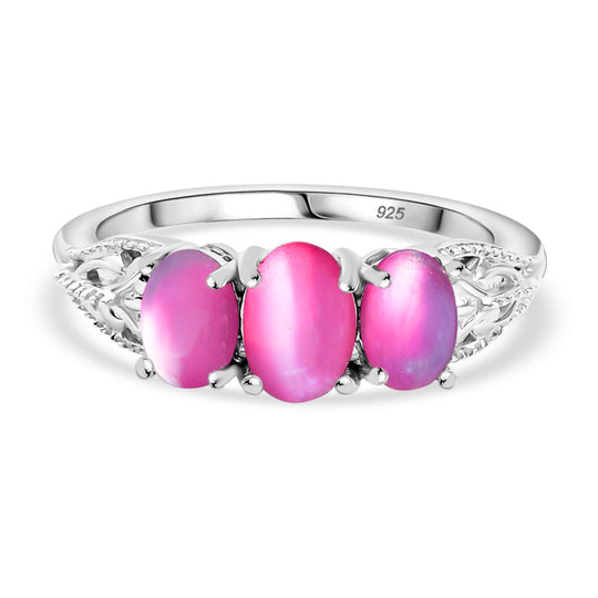 Ring 925 Silber rhodiniert ca. 1,96 ct