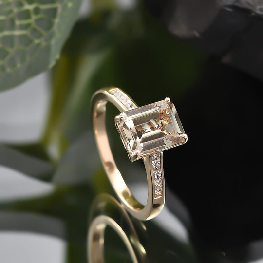 LUXORO AAA Turkizit, Weißer Diamant AGI zertifiziert Ring 585 Gold (Größe 17.00) ca. 3.22 ct