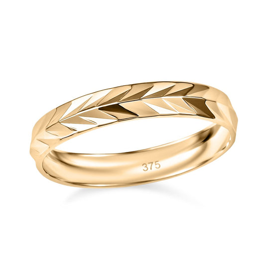 375 Gold Ring (Größe 19.00) ca. 1,16g