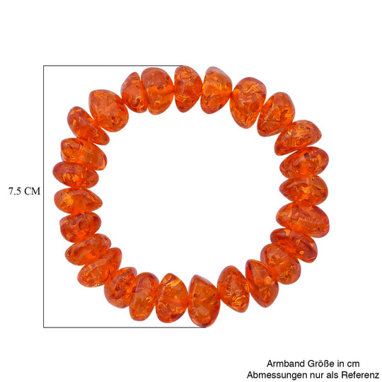Synthetischer Bernstein Armband 19 cm