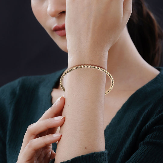 Royal Bali Kollektion - 375 Gold Armband ca. 19 cm ca. 3,94g
