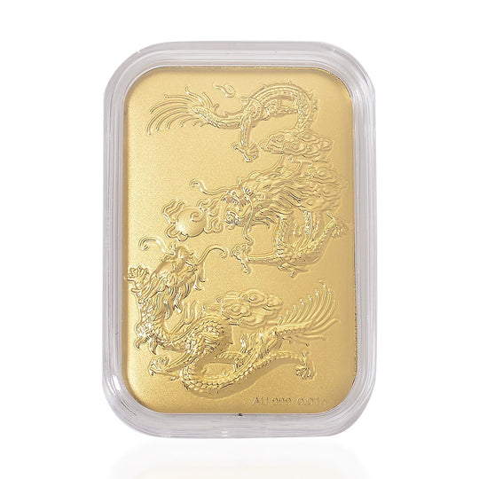 999er Goldbarren mit Engelsmotiv