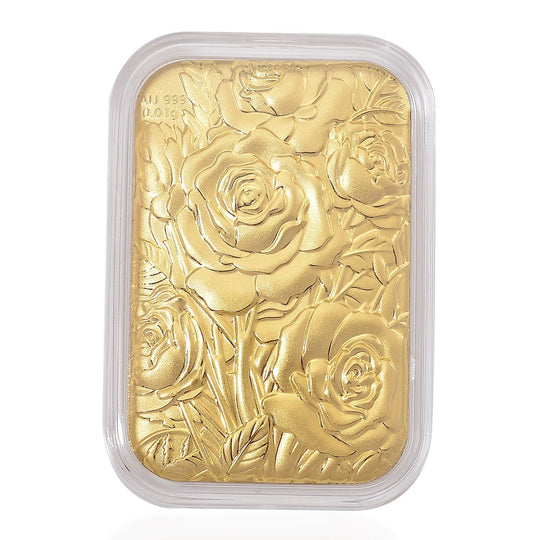 999er Goldfolie mit Doppel-Drachen-Motiv, 10mg