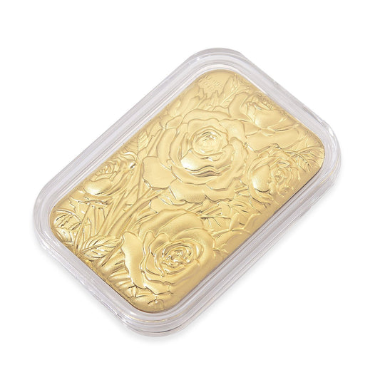 999er Goldbarren mit Engelsmotiv