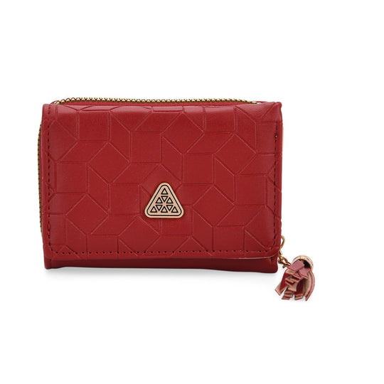 Portemonnaie mit RFID-Schutz, Reißverschluss und Kartenfächern, 22,5x11 cm, Braun