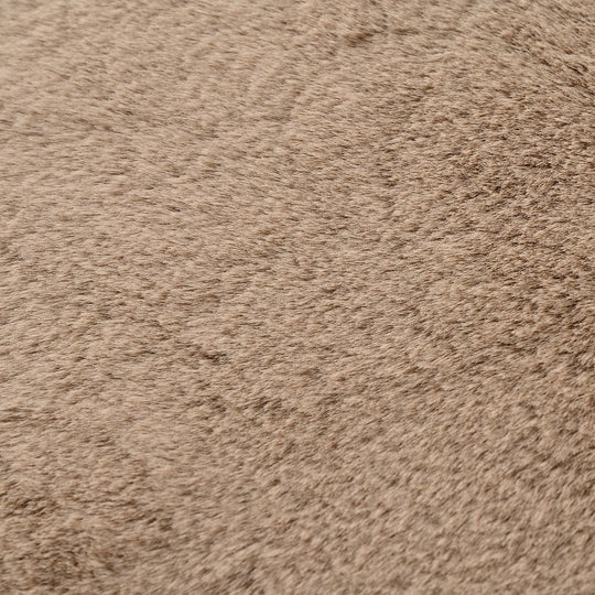 LIVMORE - Weicher Langflor Teppich in Wolkenform mit Schaumstoffunterlage, 60x180 cm, Grau