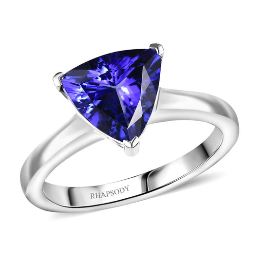 AAAA Tansanit Ring 950 Platin (Größe 19.00) ca. 2,28 ct