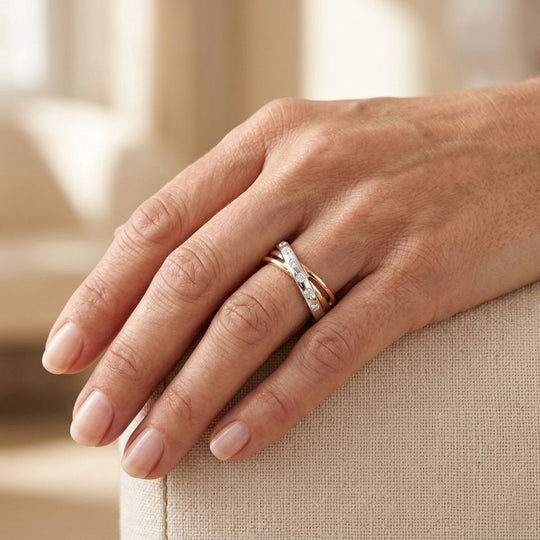 LUXURIANT DIAMOND - Lab Grown Diamant SI-GH Ring 925 Silber (Größe 20.00) ca. 0.15 ct