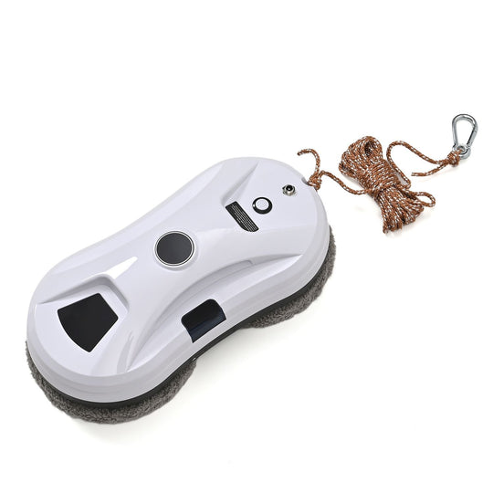 LIVMORE Elektrischer Fensterreinigungsroboter, 72W, Sprühfunktion, Fernbedienung, 29,5x14,5x9,5cm, Weiß