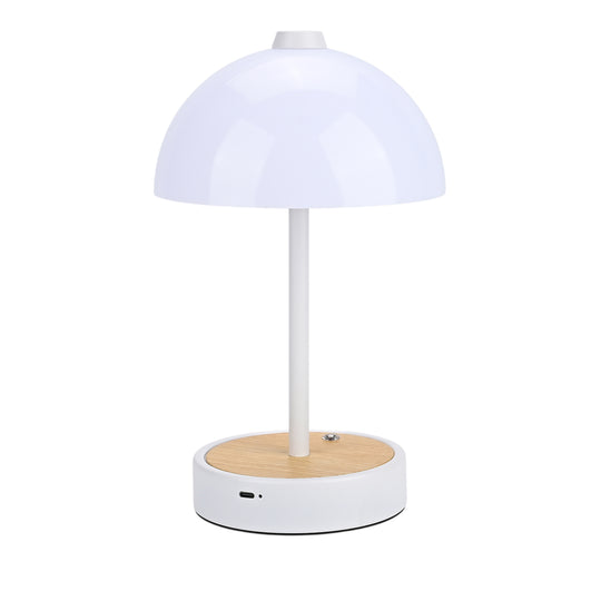 LIVEMORE - Designer Insipiriertes Tischlampe im Kuppeldesign mit Touch-Steuerung, 3000K/4500K/6000K Lichtfarbe, Größe 16x16x26,5 cm, Schwarz