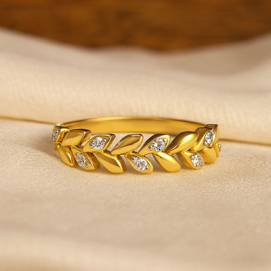 LUXURIANT DIAMOND - Lab Grown Diamant SI-GH Ring 925 Silber 750 Gelbgold Vermeil (Größe 21.00) ca. 0.25 ct