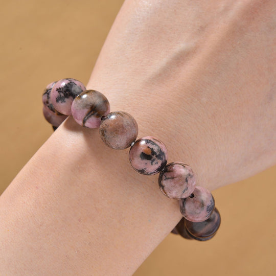 Roter Achat Armband Flexibel, ca. 215.00 ct