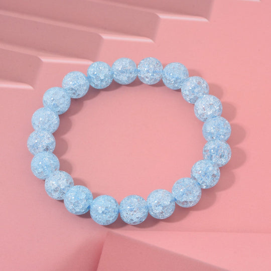 Regenbogen-Eisquarz Armband, flexibles, ca. 287.80 ct