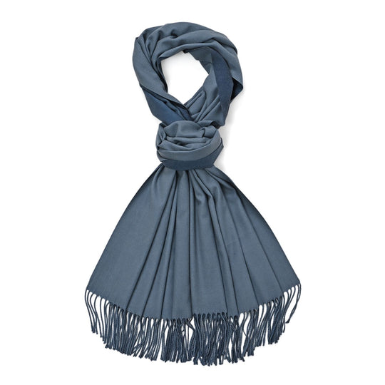Eleganter Ombre-Schal mit Fransen, 68x180 cm, Lila