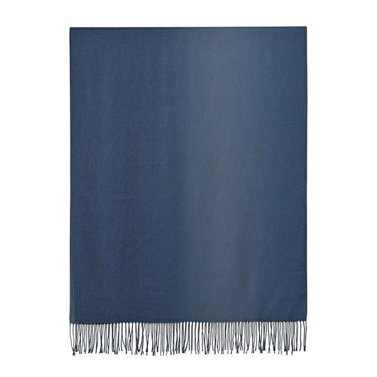 Eleganter Ombre-Schal mit Fransen, 68x180 cm, Lila