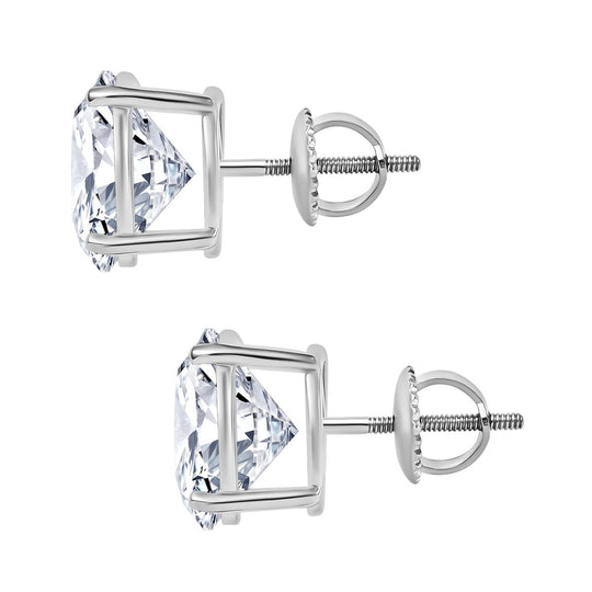 LUXURIANT DIAMOND - Lab Grown Diamant VS-E IGI zertifiziert, Ohrringe 950 Platin ca. 10.02 ct